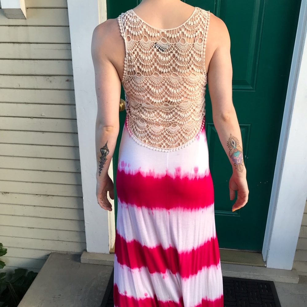 boho tie dye dress